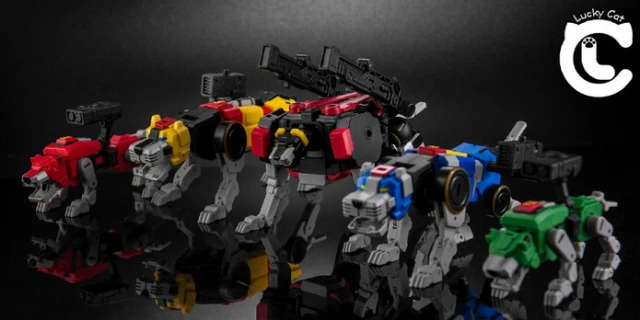 Lucky Cat Micro Cosmos MC01 Elvis Voltron Golion Die-Cast Action Figure 7 Lucky Cat Micro Cosmos MC01 Elvis Voltron Golion Die-Cast Action Figure - Image 5