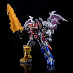 Lucky Cat Micro Cosmos MC03 Beast Lord Mighty Morphin Power Rangers Megazord Die-Cast Action Figure -Hasro Model Shop MC03e